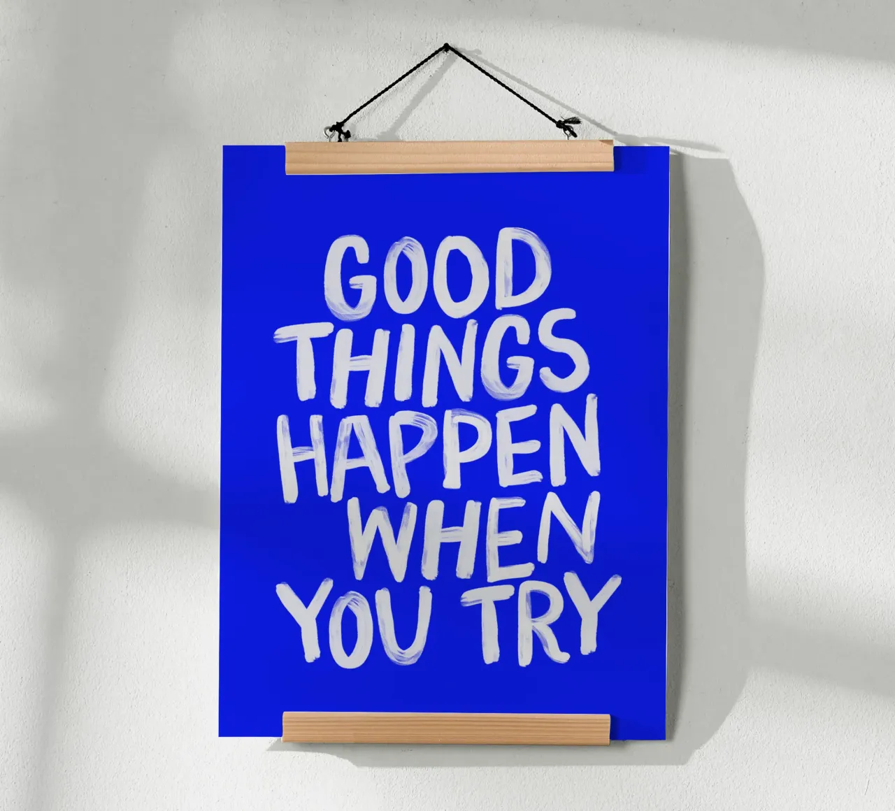 Le cose belle accadono quando si prova un design motivante positivo carta hahnemühle da THE MOTIVATED TYPE
