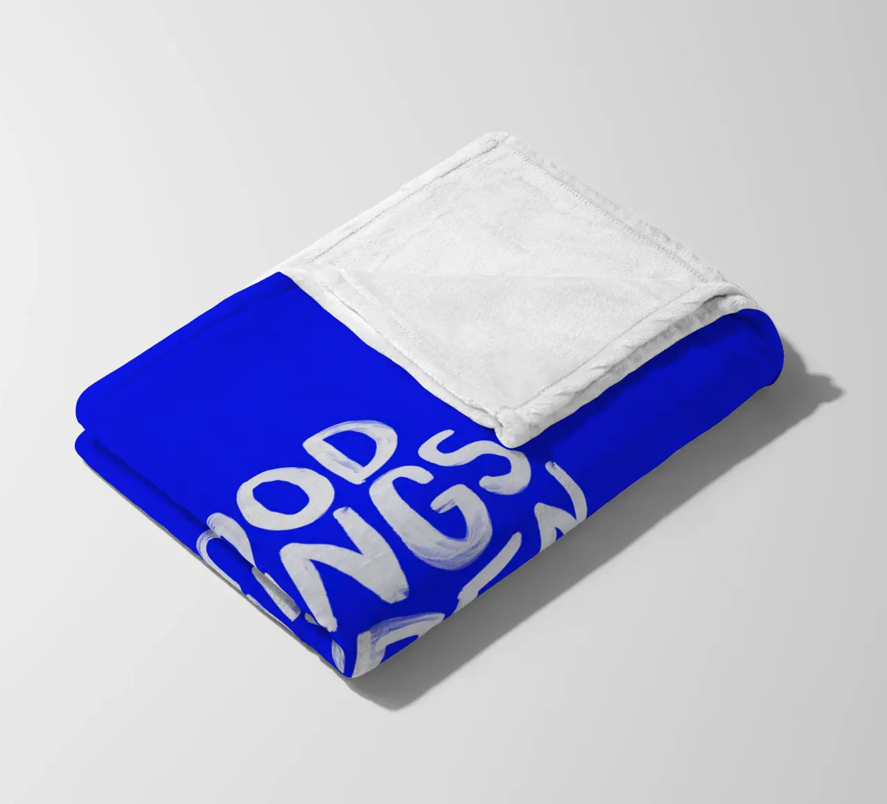 Le cose belle accadono quando si prova un design motivante positivo coperta in pile da THE MOTIVATED TYPE