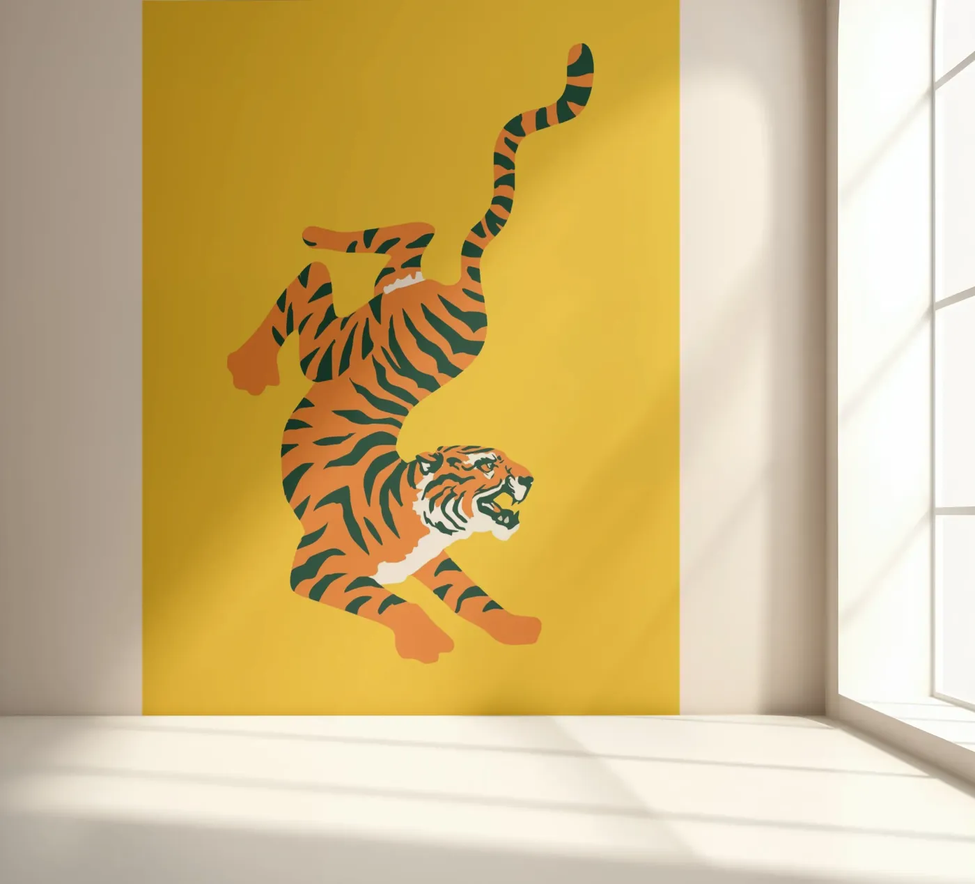 Tiger fotobehang van LisaArtes