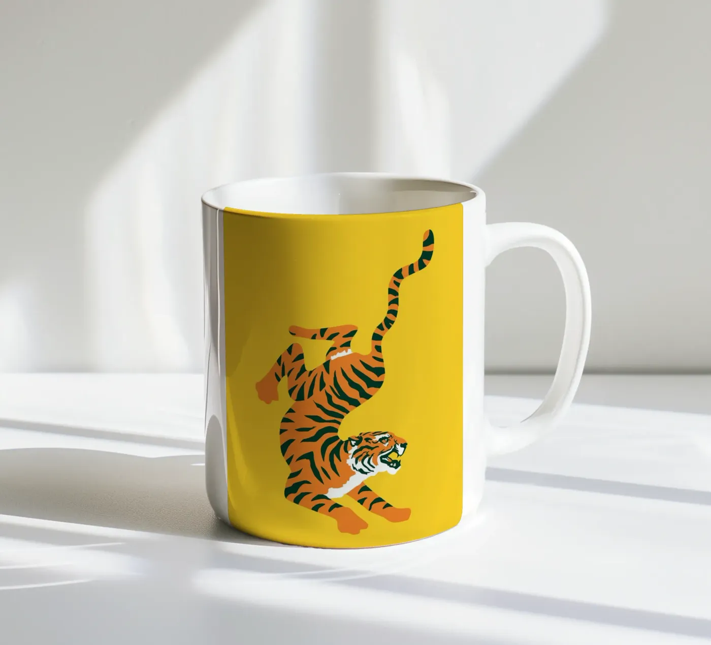Tiger ceramic mug by LisaArtes