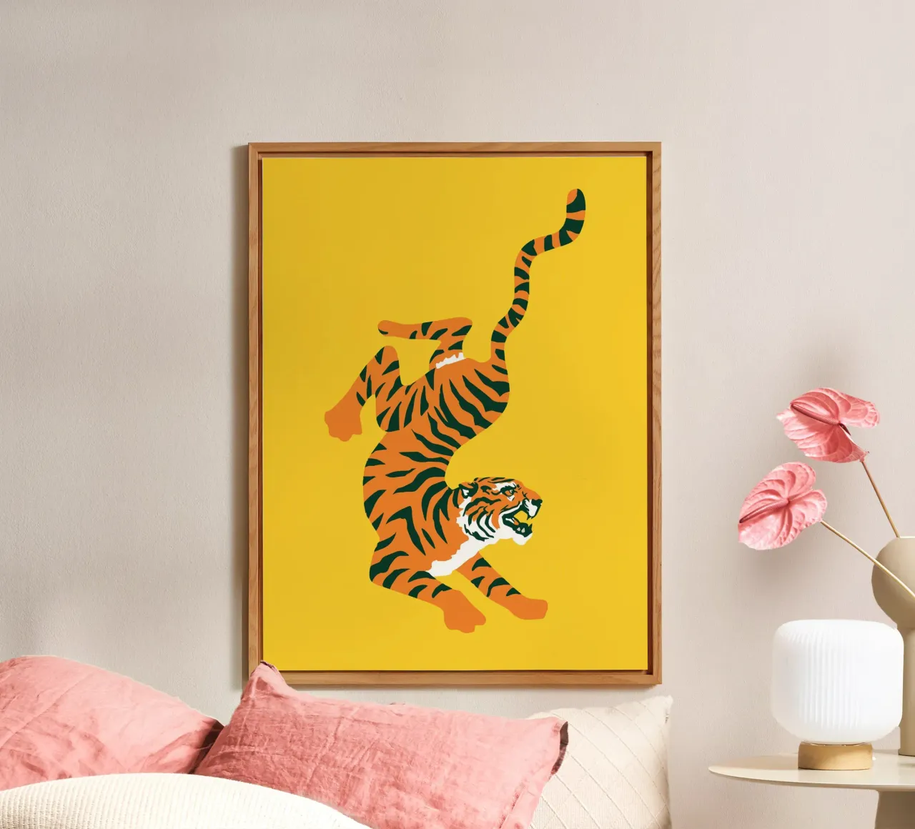 Tiger Alu-Dibond von LisaArtes