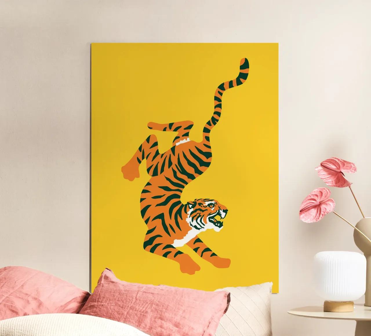 Tiger poster con telaio in legno da LisaArtes