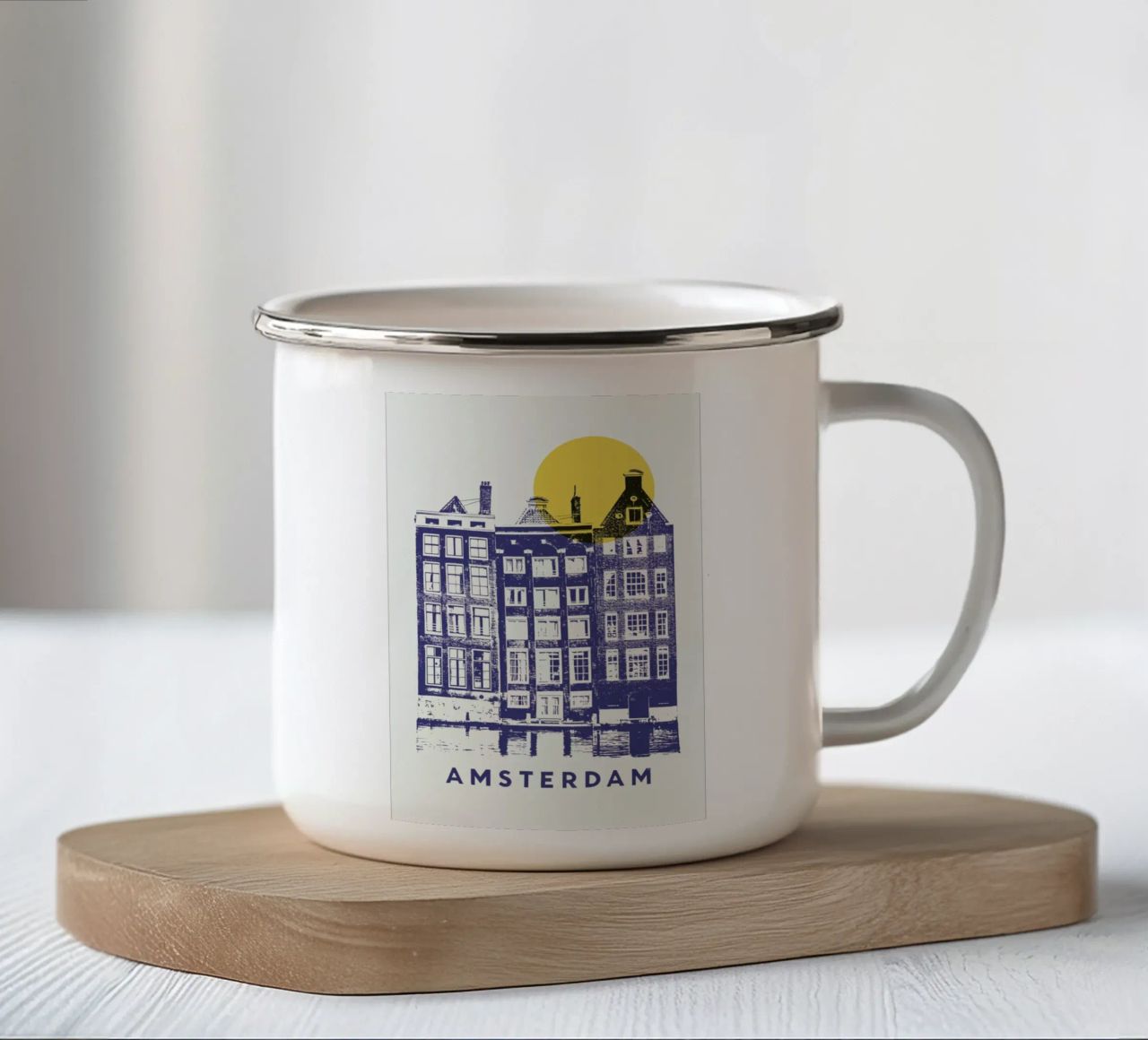Amsterdam tazza in smalto da Florent Bodart