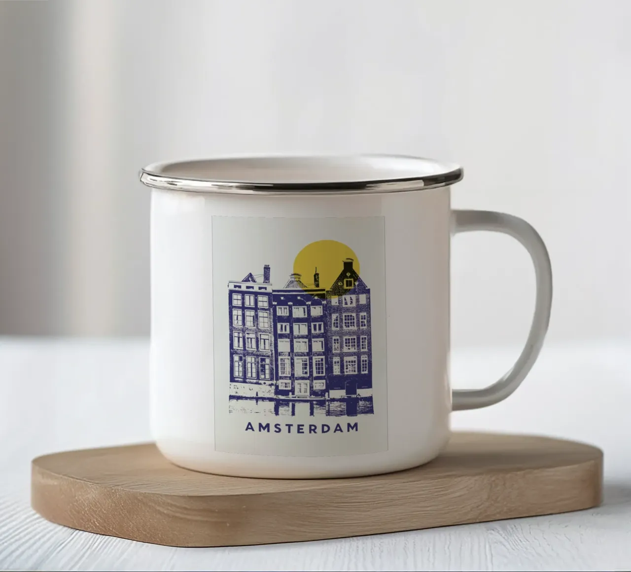 Amsterdam tazza in smalto da Florent Bodart