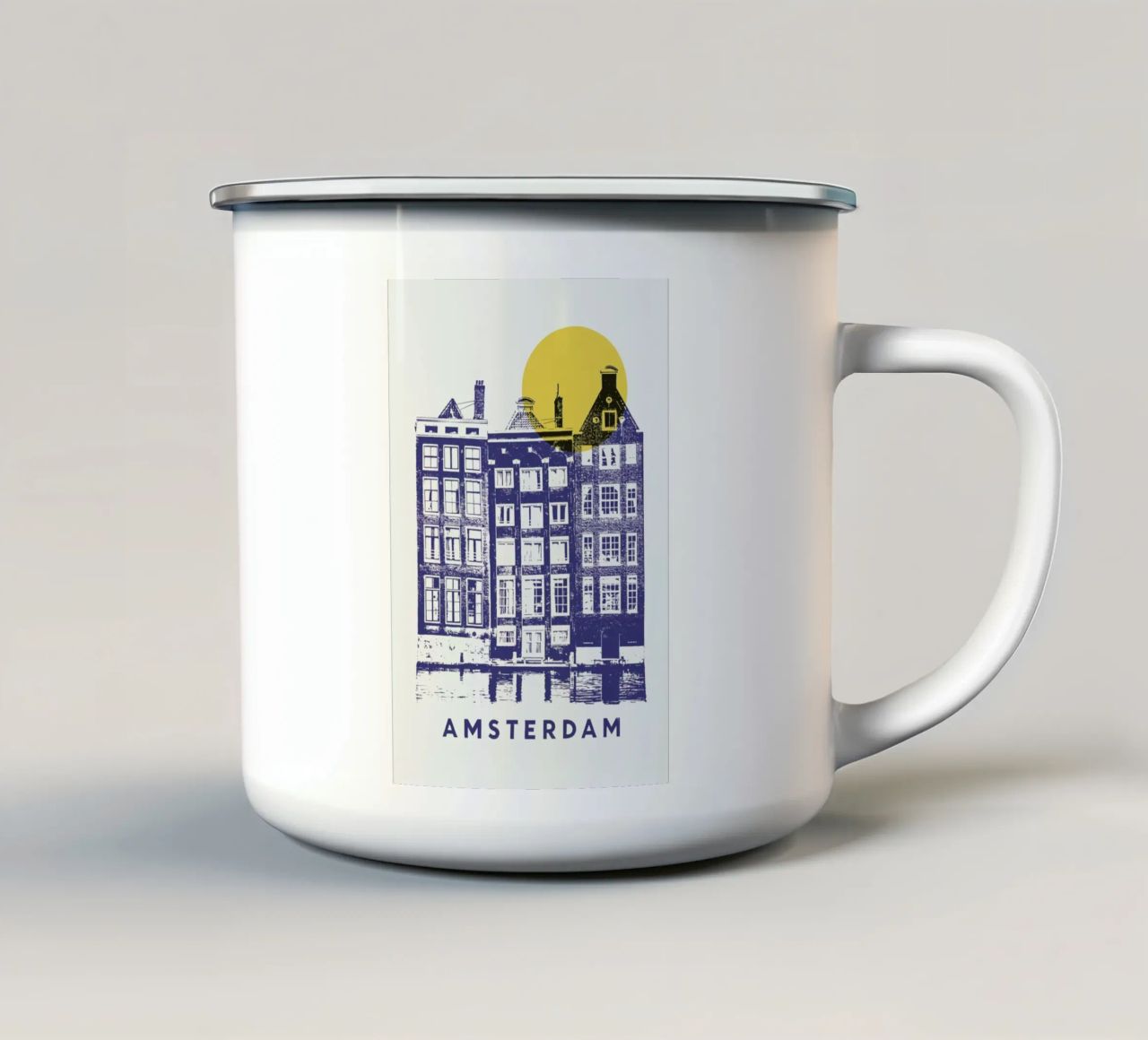 Amsterdam tazza in smalto da Florent Bodart