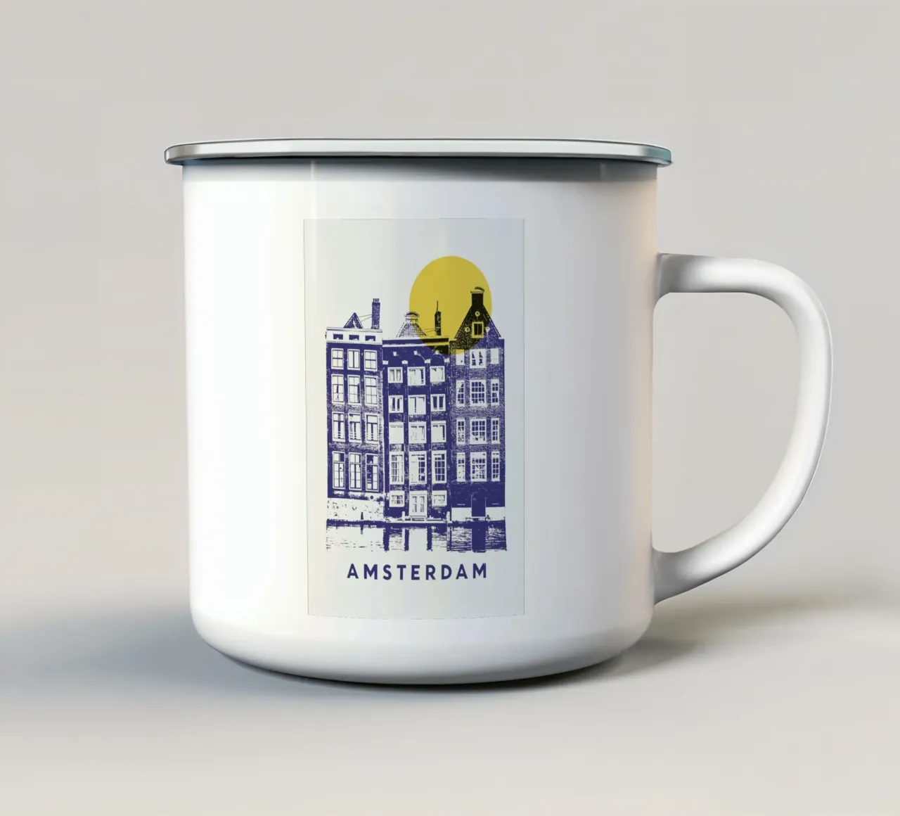 Amsterdam tazza in smalto da Florent Bodart