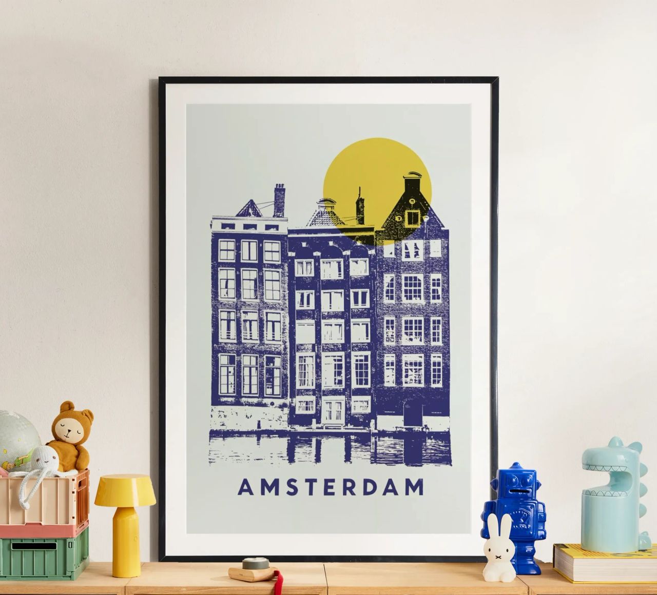 Amsterdam Poster von Florent Bodart