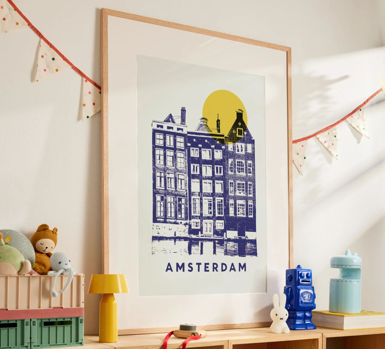 Amsterdam Poster von Florent Bodart