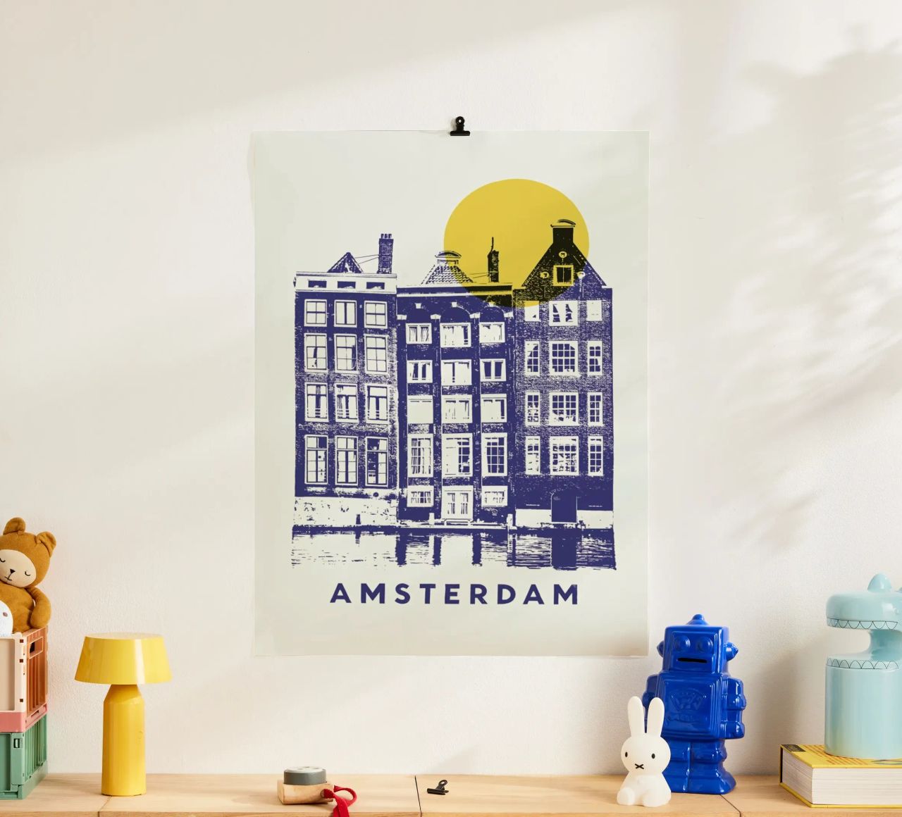 Amsterdam Poster von Florent Bodart