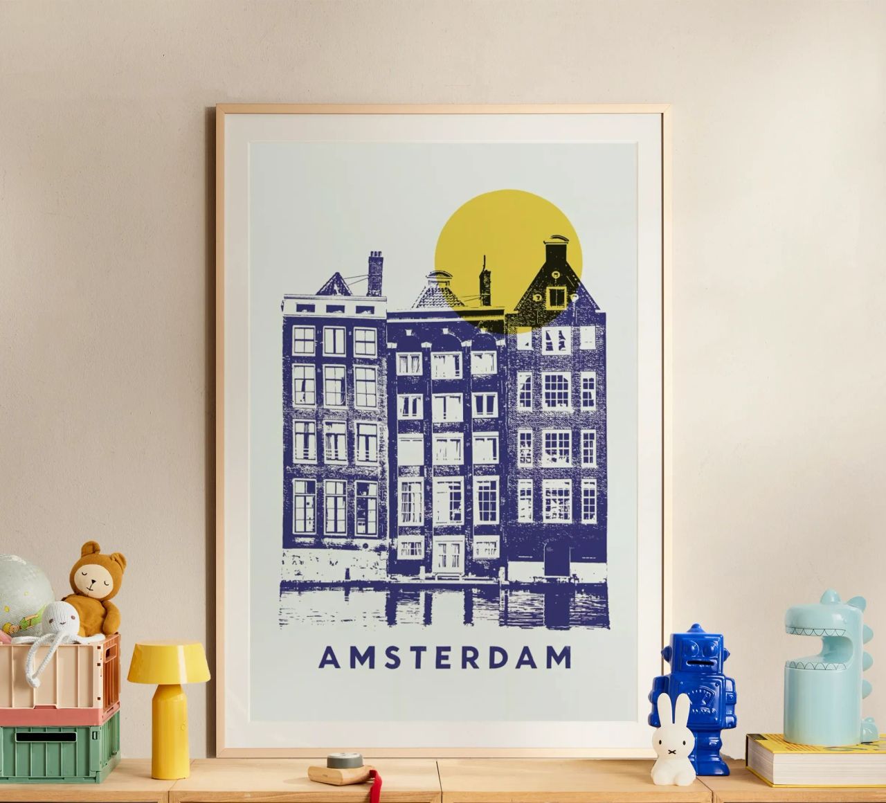 Amsterdam Poster von Florent Bodart