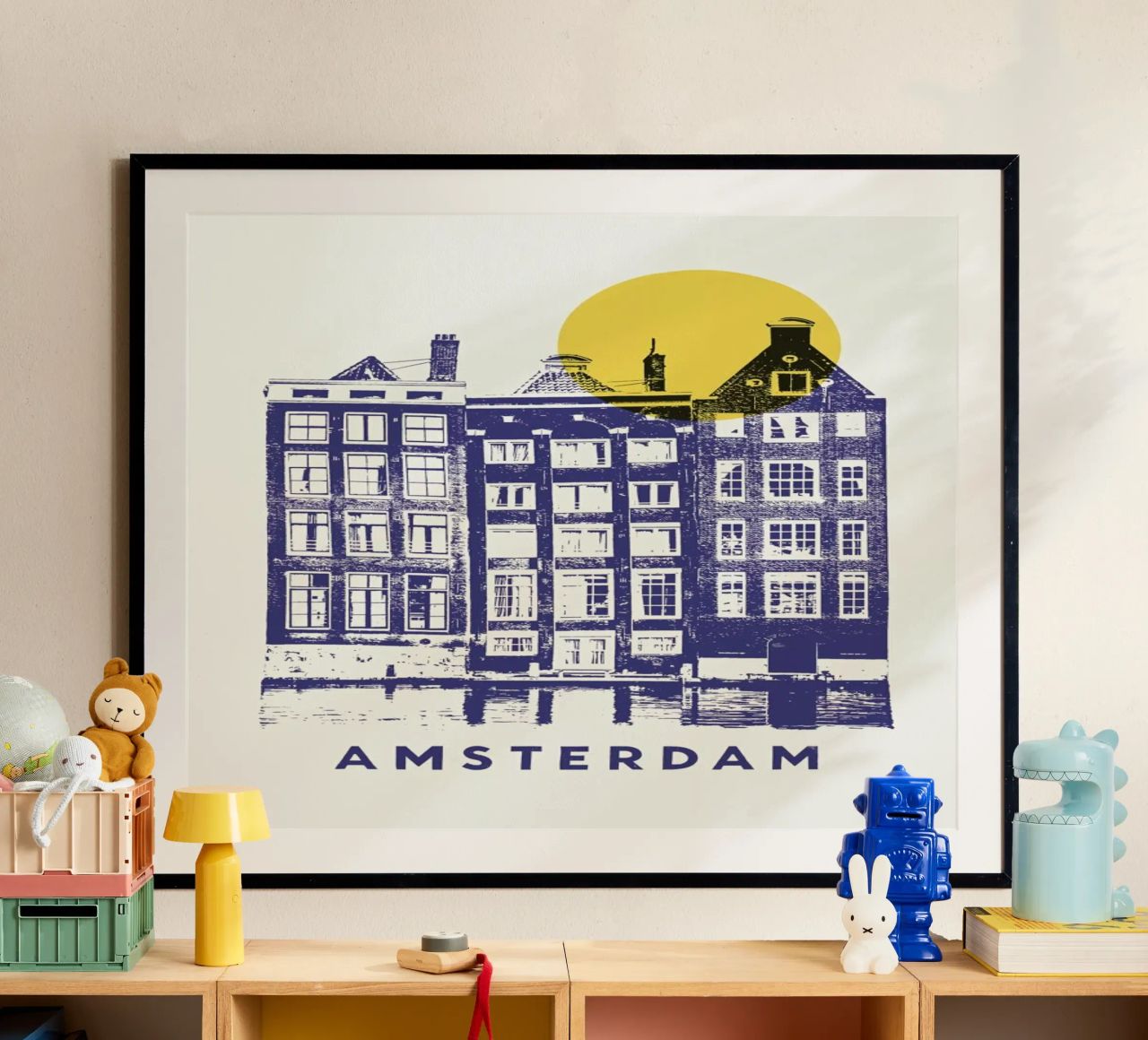 Amsterdam Poster von Florent Bodart