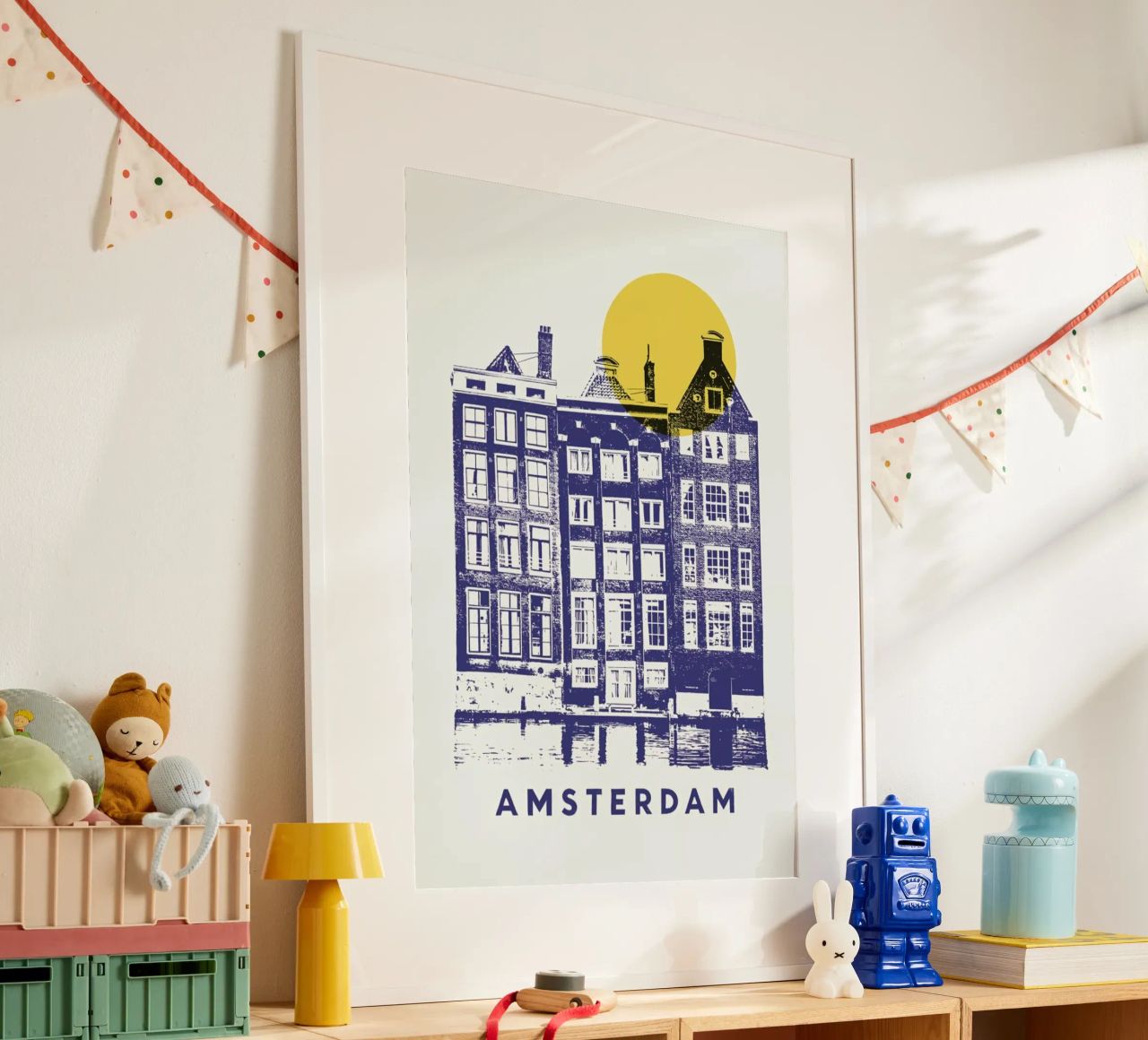 Amsterdam Poster von Florent Bodart