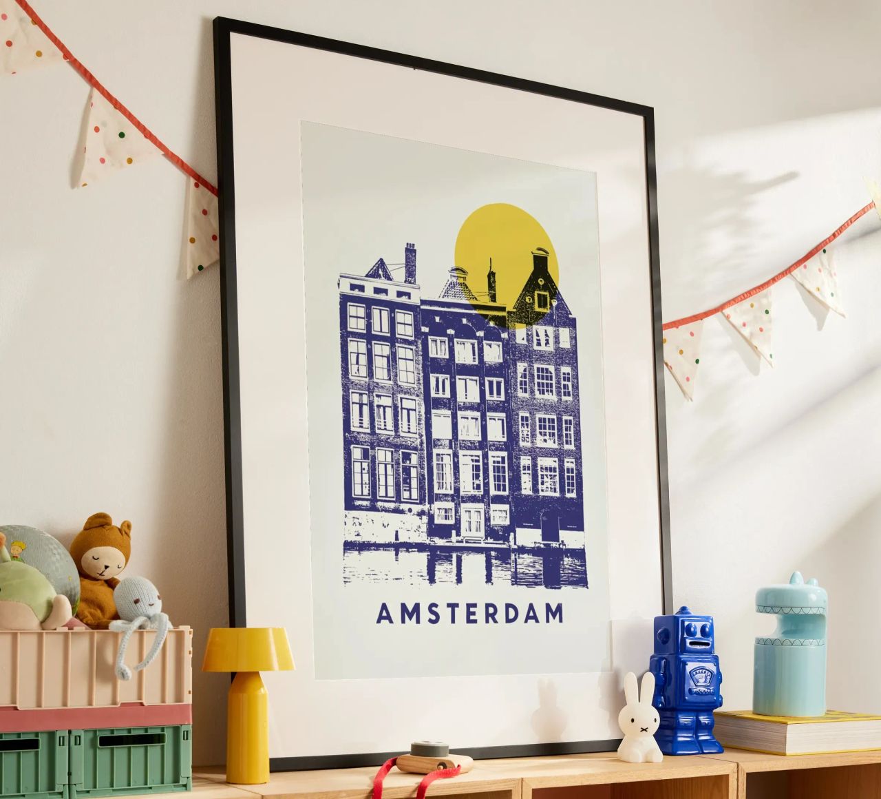 Amsterdam Poster von Florent Bodart