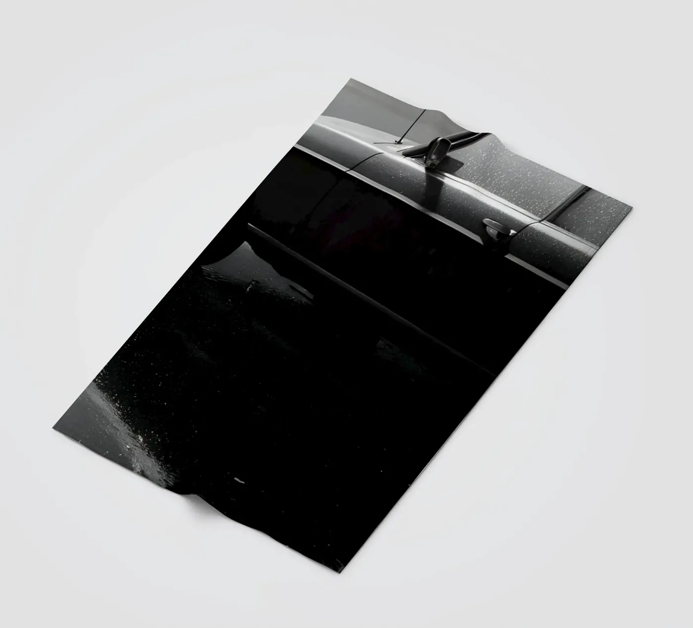 Monochrome Oldtimer Fleecedecke von CAR EDITION