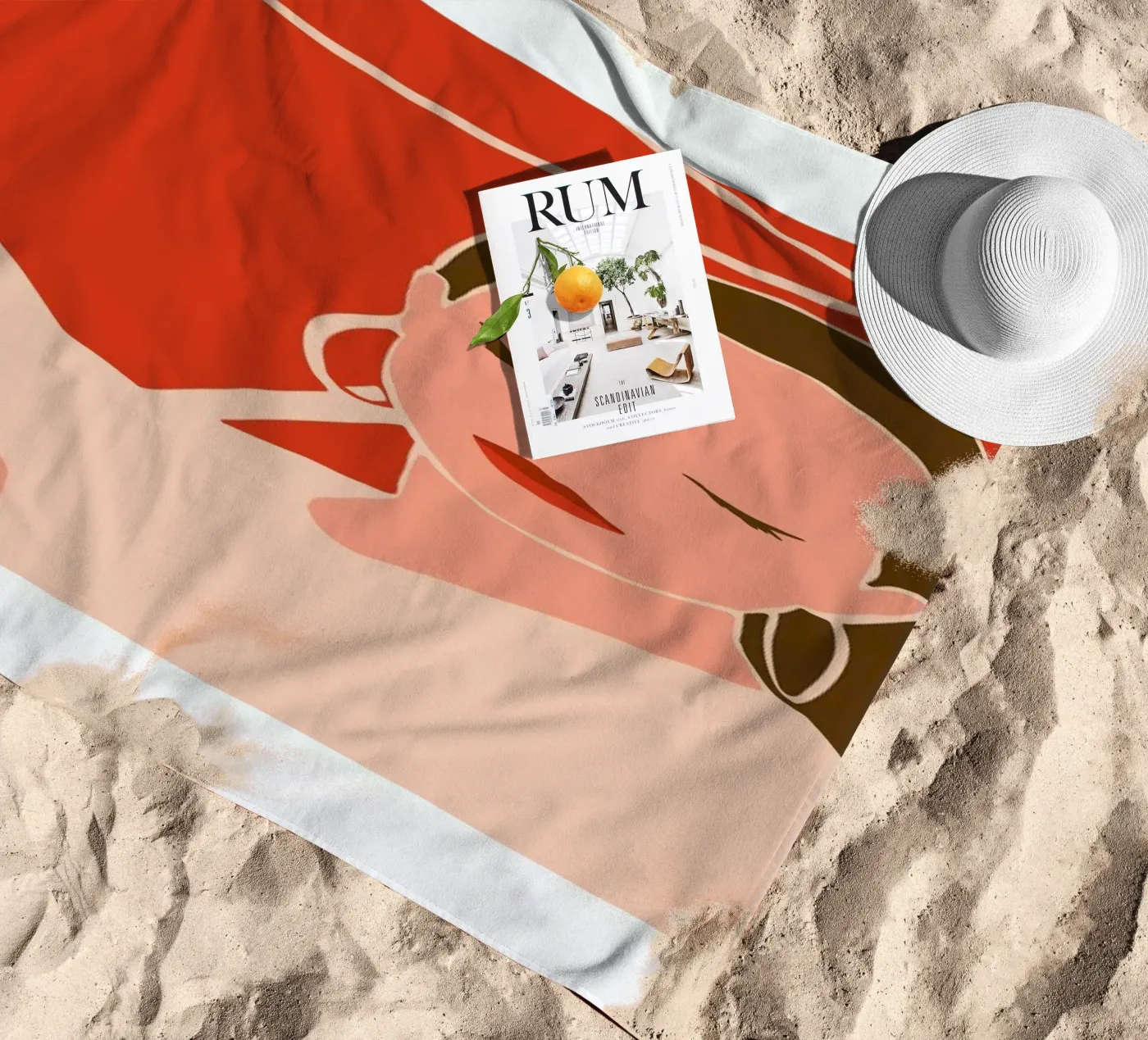 Umbrella beach towel by Pure