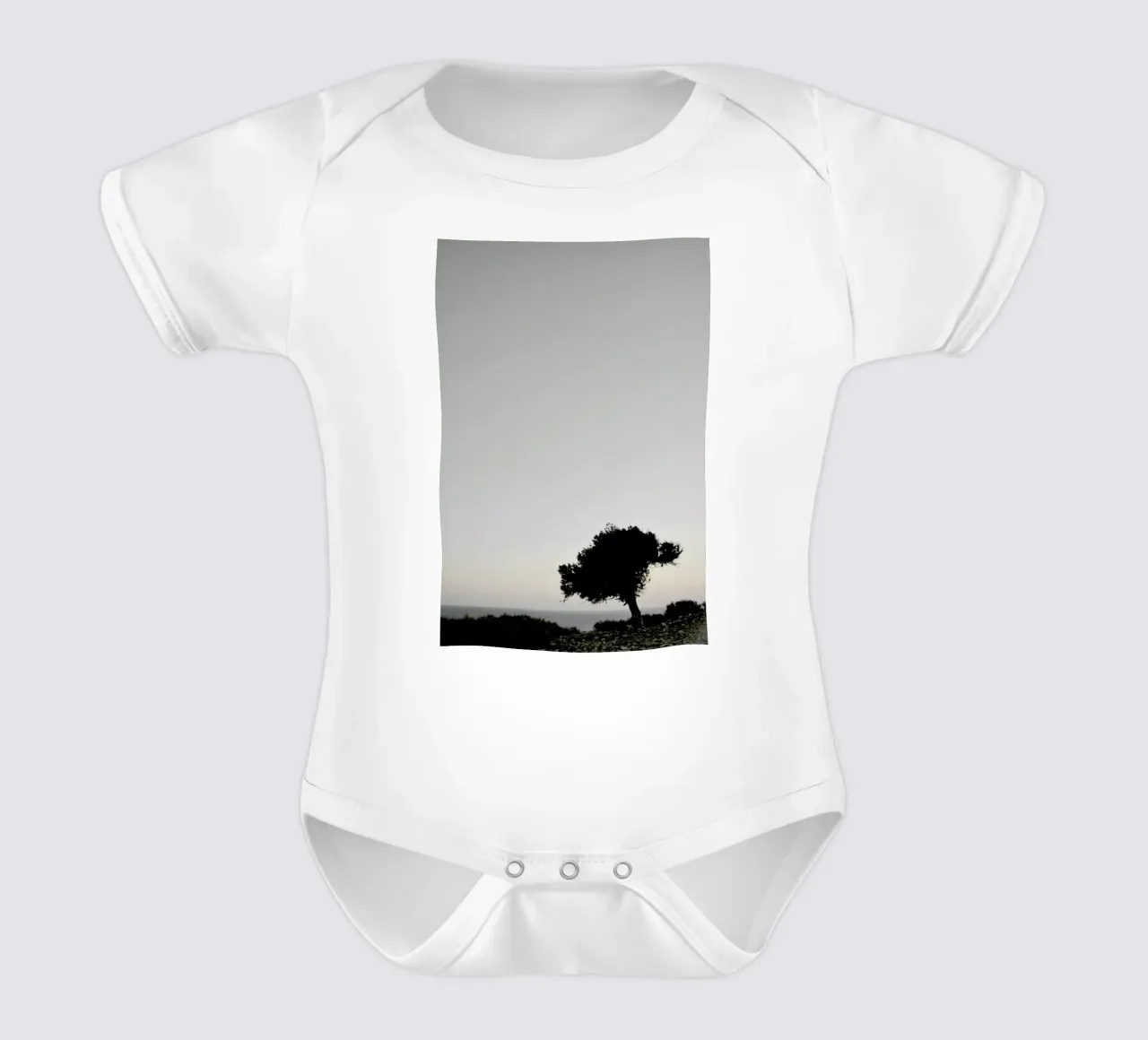 Calm View body neonato maniche corte da Studio Nahili