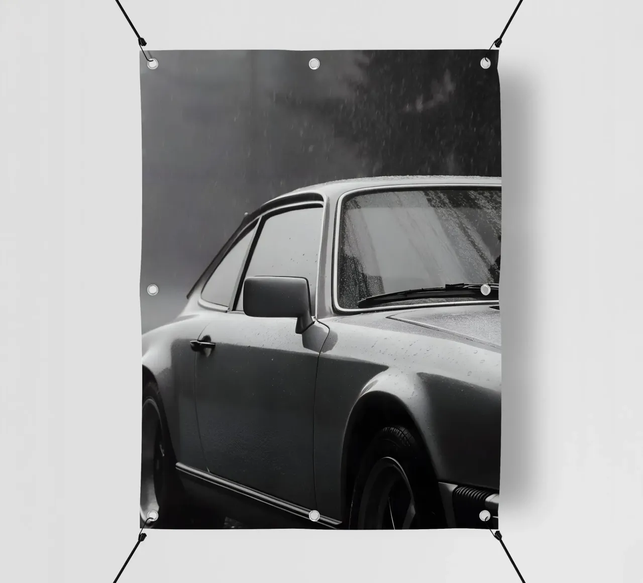 Auto d'epoca monocromatiche telo in pvc da CAR EDITION