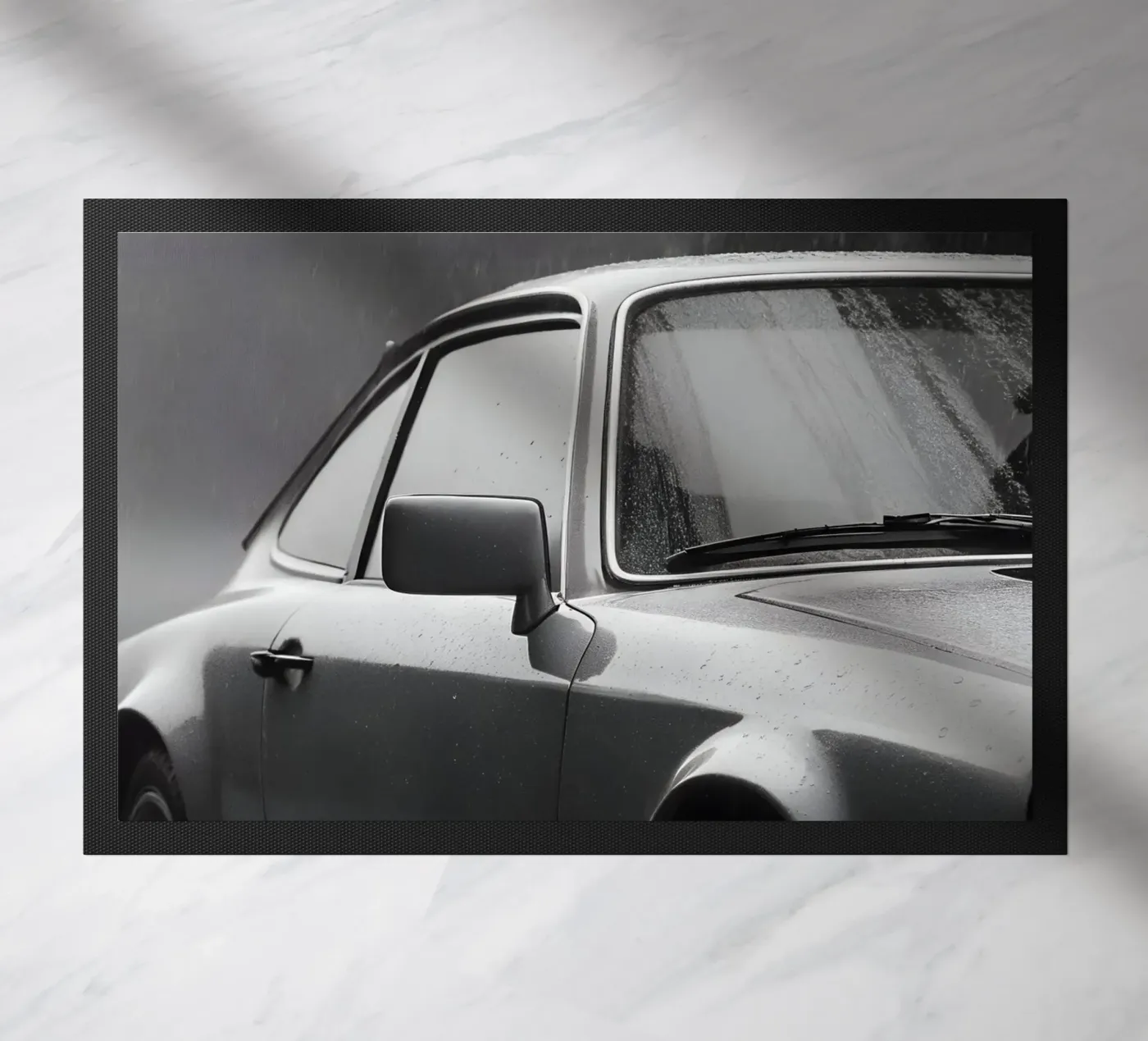 Monochrome Classic Cars Fußmatte von CAR EDITION