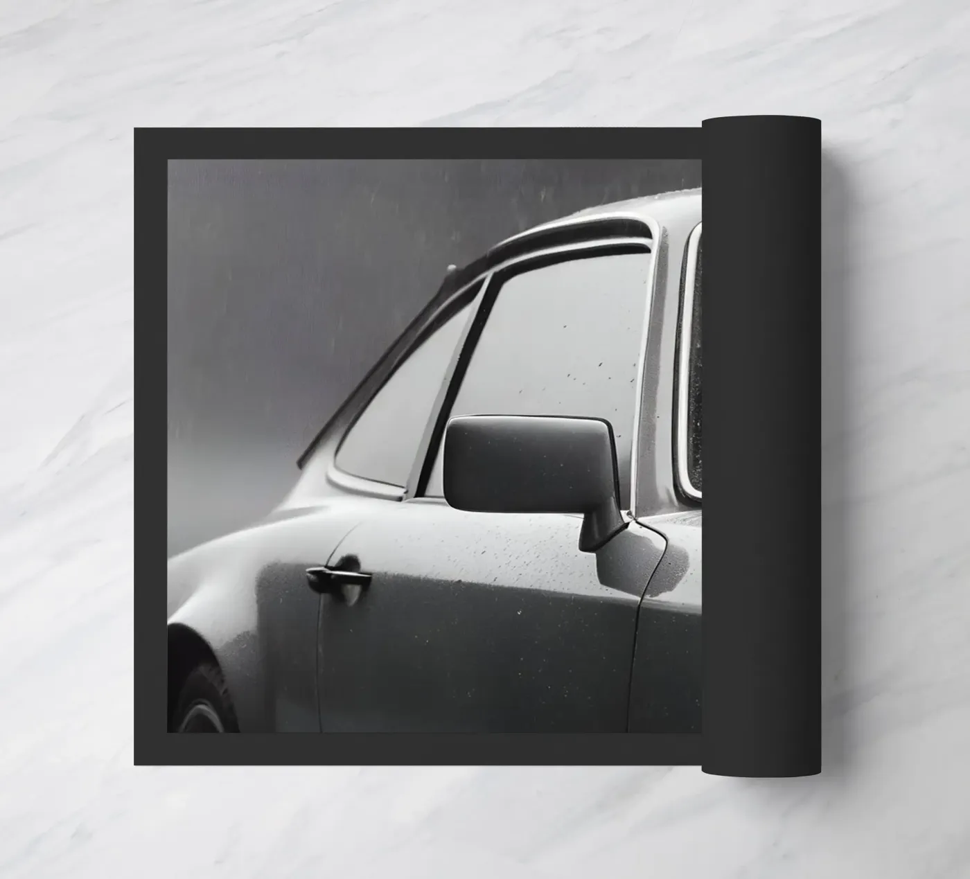 Monochrome Classic Cars Fußmatte von CAR EDITION