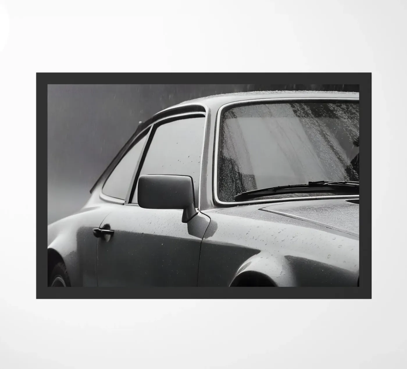 Monochrome Classic Cars Fußmatte von CAR EDITION