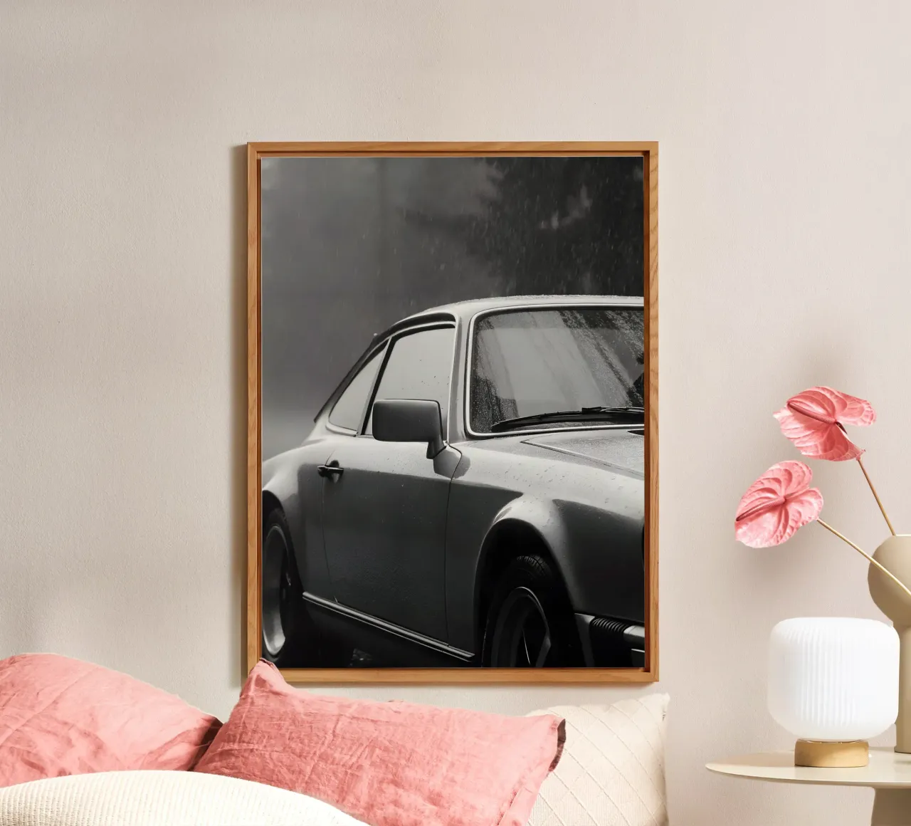 Auto d'epoca monocromatiche alluminio dibond da CAR EDITION