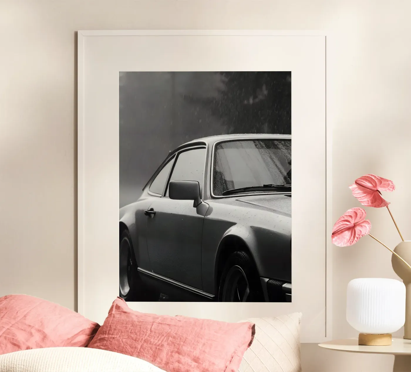 Monochrome Oldtimer Poster von CAR EDITION