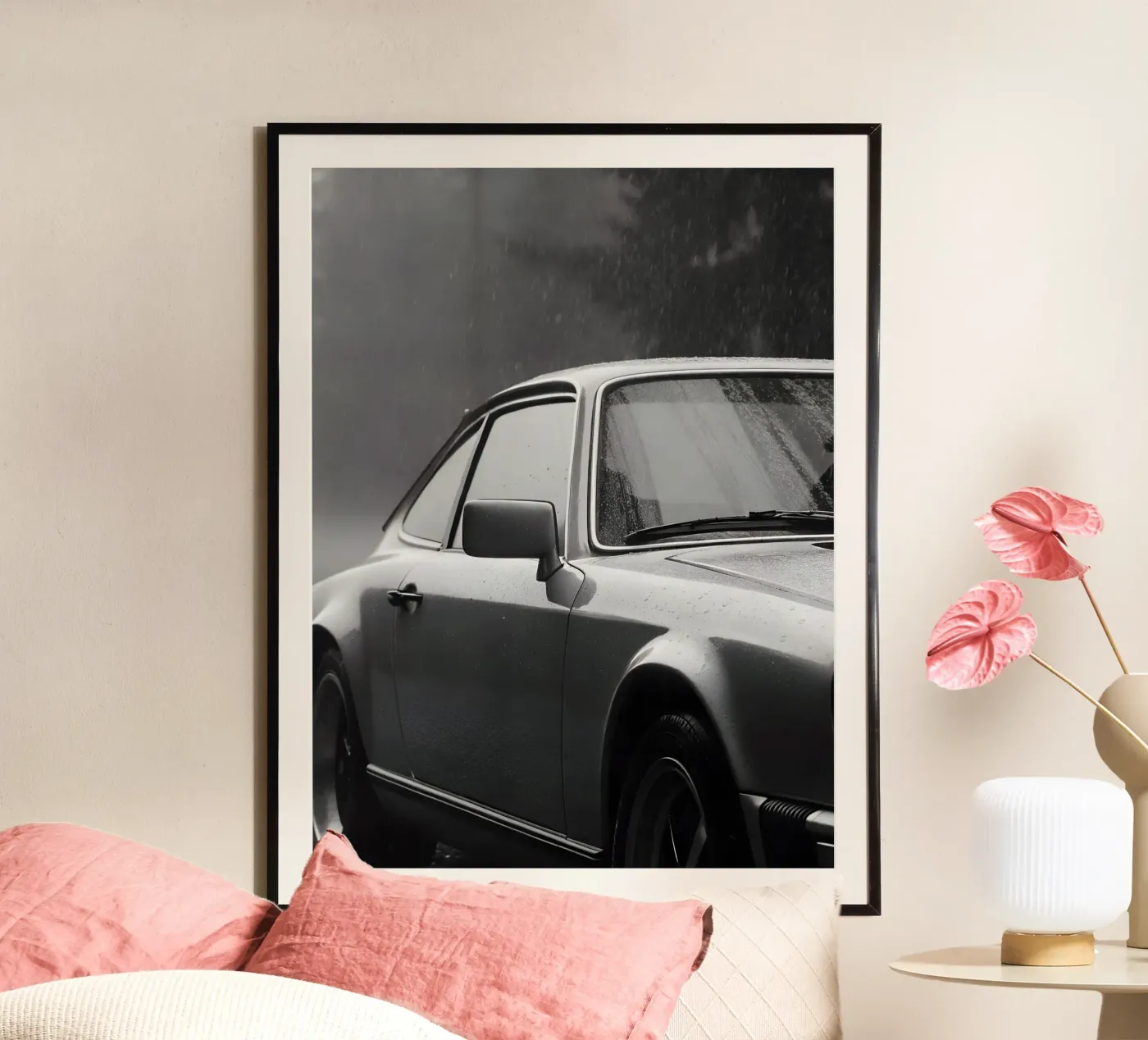 Monochrome Oldtimer Poster von CAR EDITION