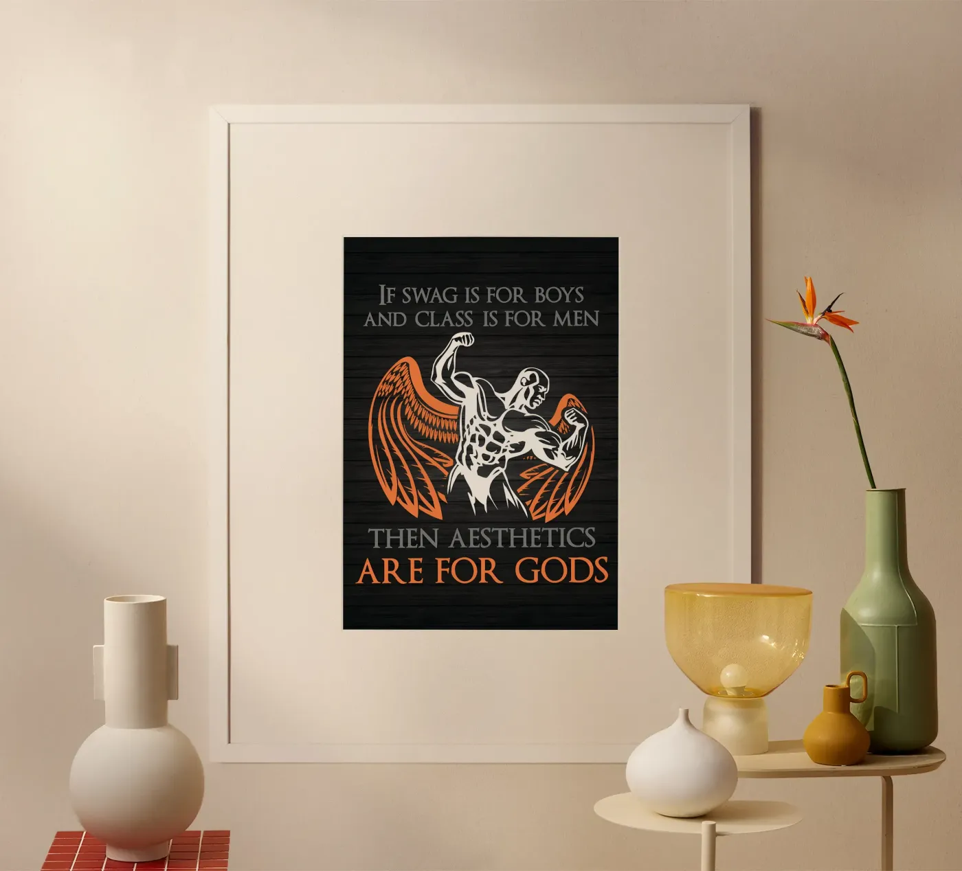 Luck vs Hard Work poster by Aara