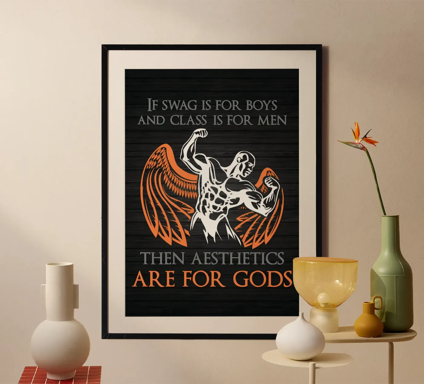 Luck vs Hard Work poster by Aara
