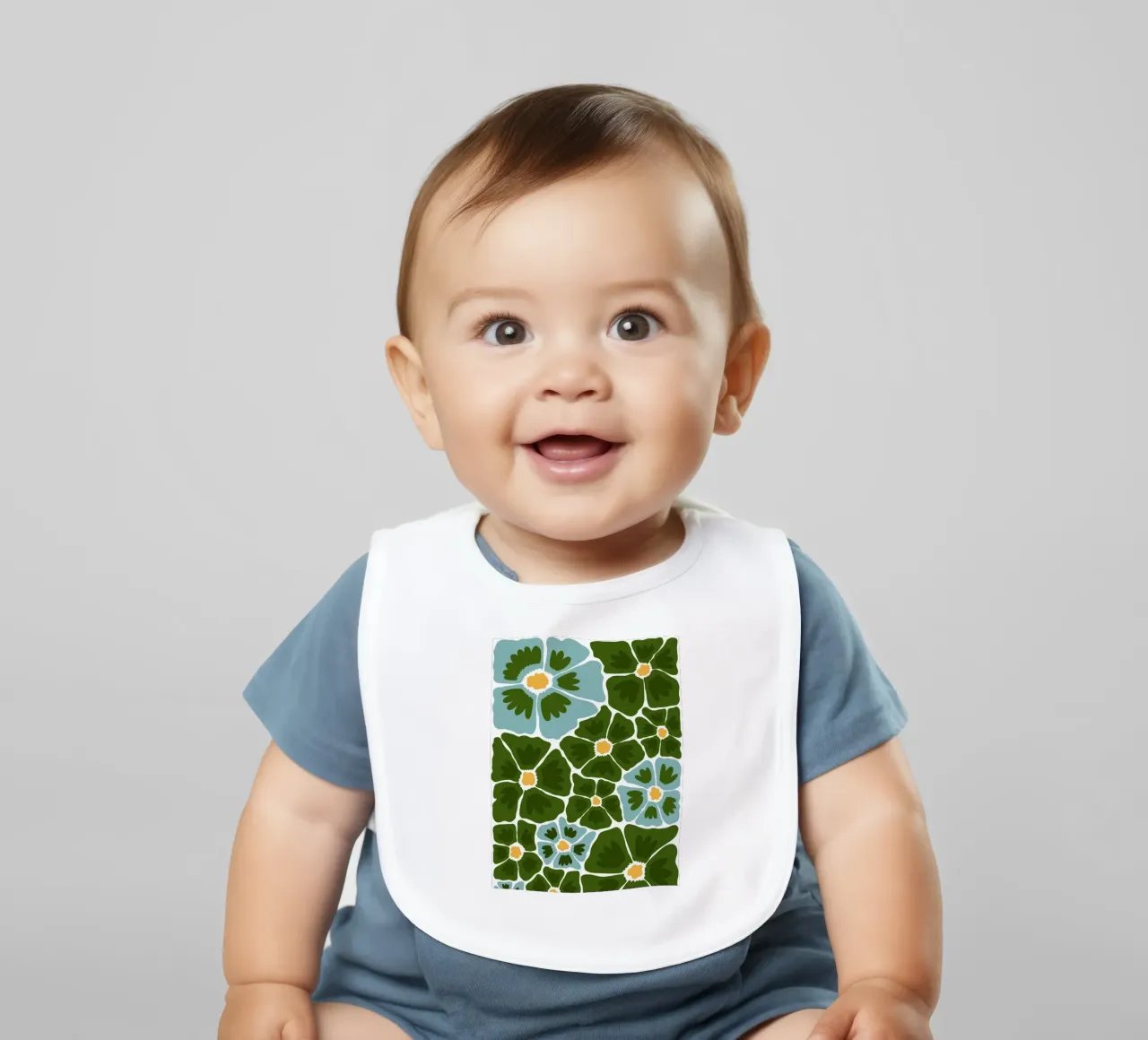 Flowers bavaglino da LisaArtes