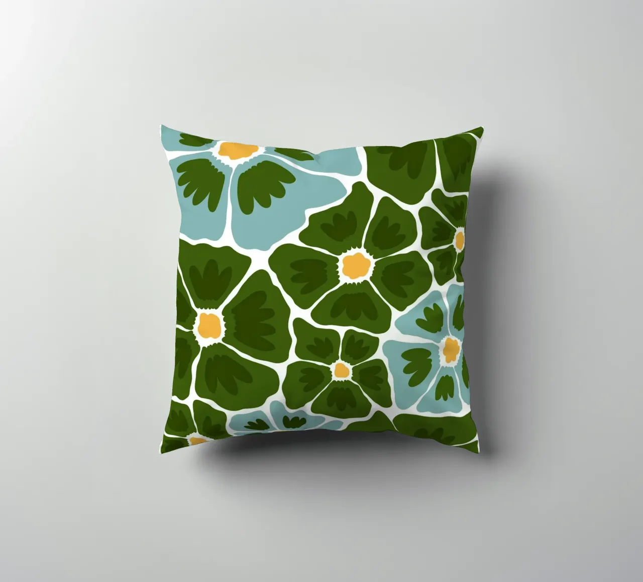 Flowers decorative cushion by LisaArtes