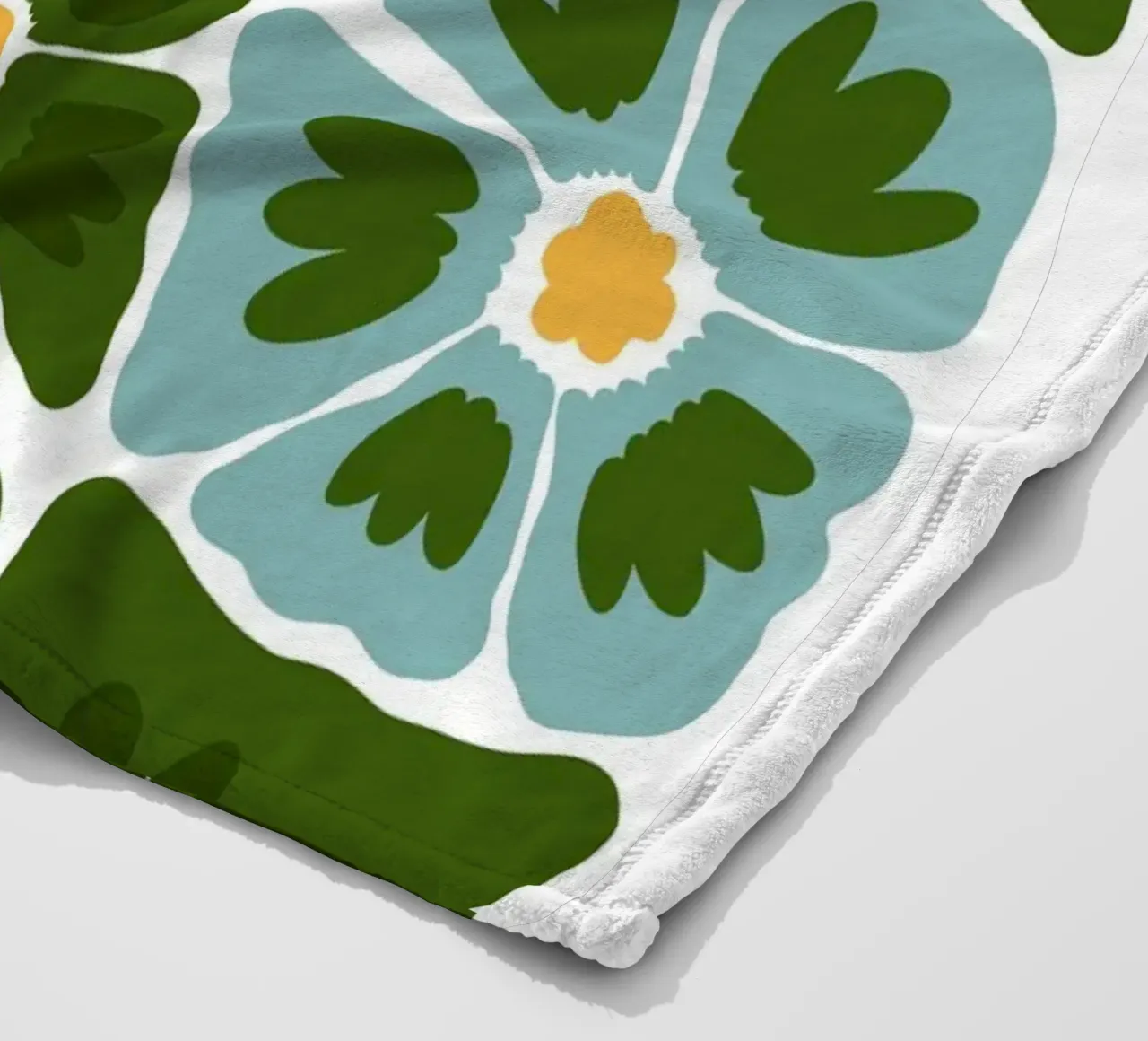 Flowers fleece blanket by LisaArtes