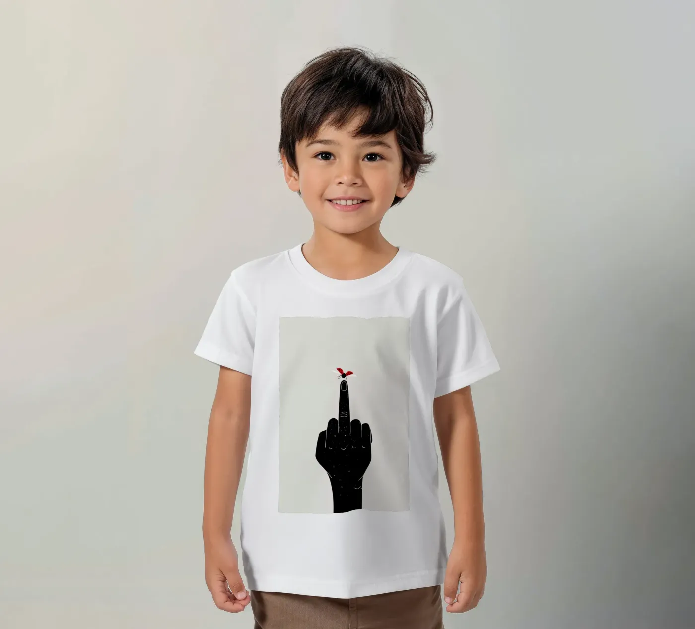Marienkäfer t-shirt bambini da Amy & Kurt
