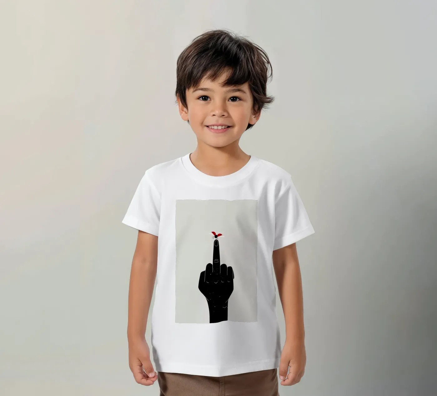 Marienkäfer t-shirt bambini da Amy & Kurt