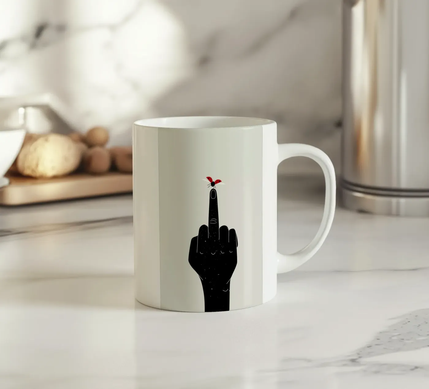 Marienkäfer ceramic mug by Amy & Kurt