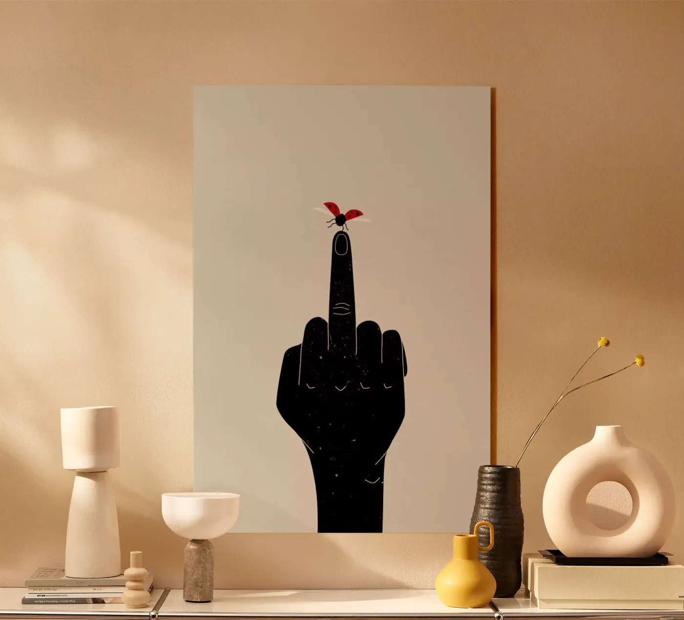 Marienkäfer acryl van Amy & Kurt