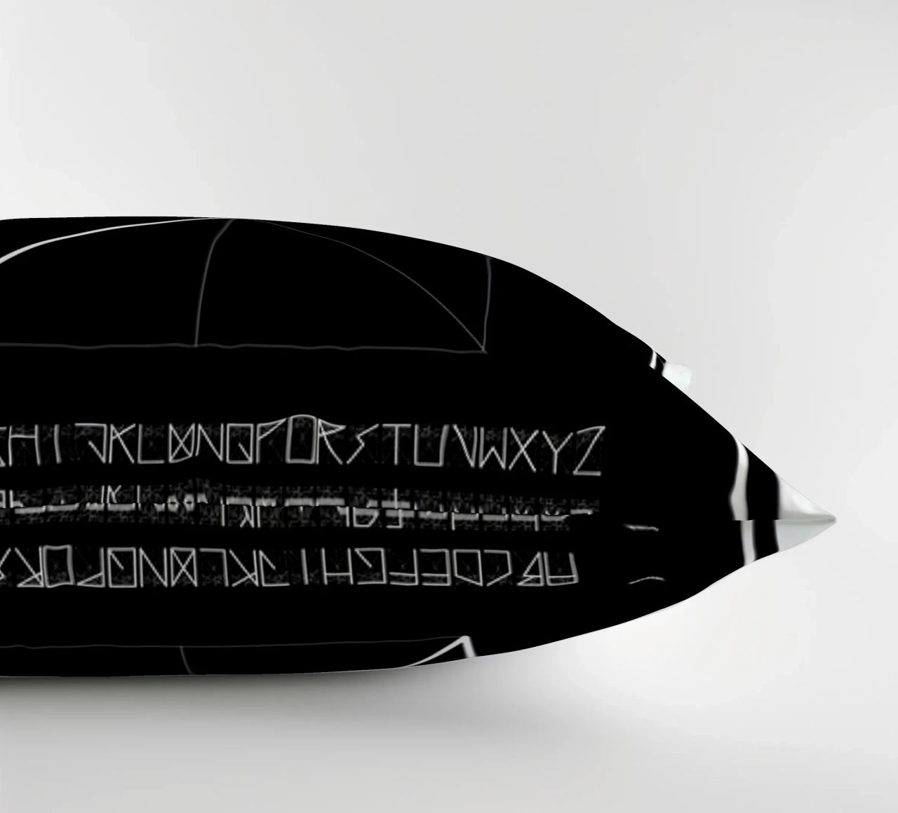 Penguin Grid Font cuscino da Marcin Plonka