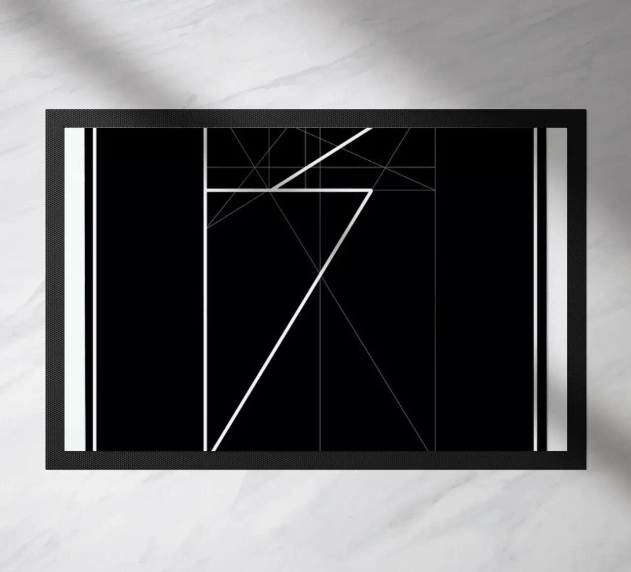 Penguin Grid Font doormat by Marcin Plonka