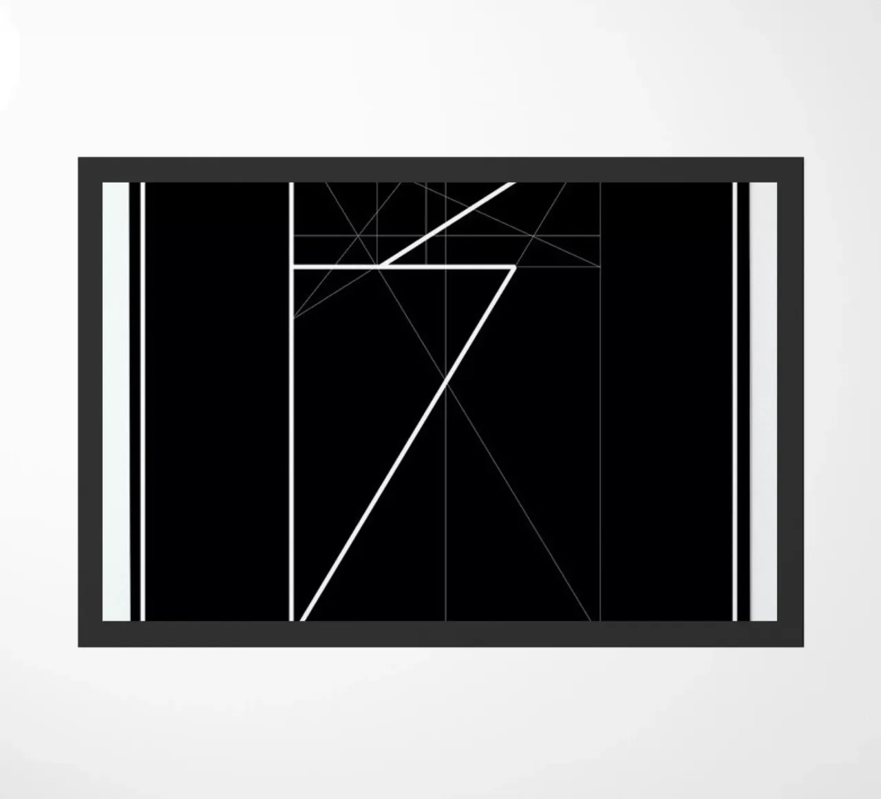 Penguin Grid Font doormat by Marcin Plonka