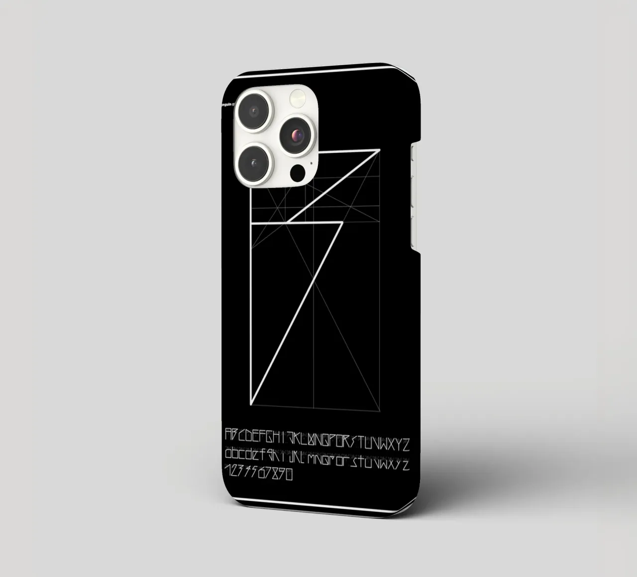 Penguin Grid Font cover iphone da Marcin Plonka