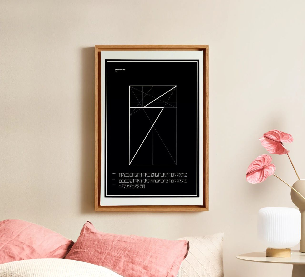 Penguin Grid Font tela da Marcin Plonka