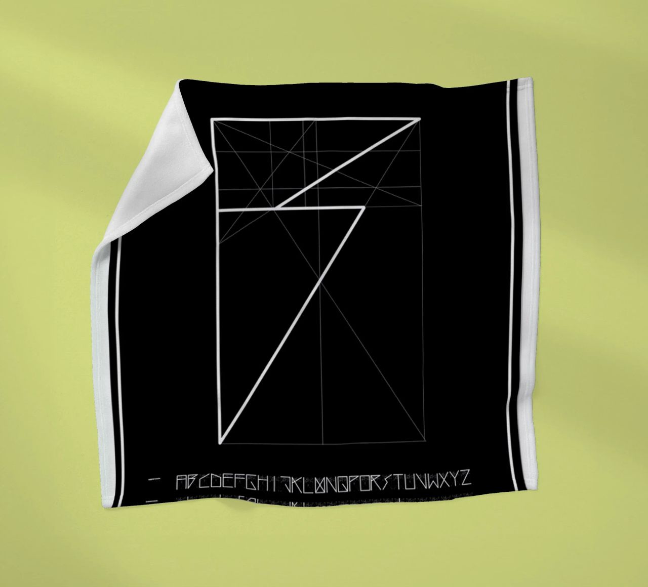 Penguin Grid Font coperta in pile da Marcin Plonka