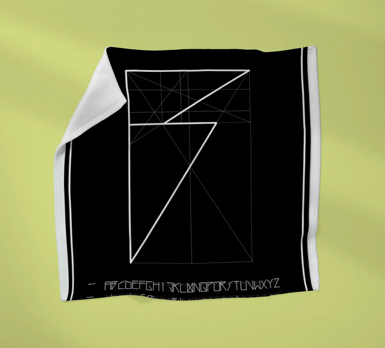 Penguin Grid Font coperta in pile da Marcin Plonka