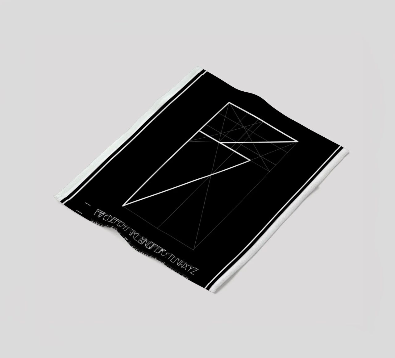 Penguin Grid Font coperta in pile da Marcin Plonka