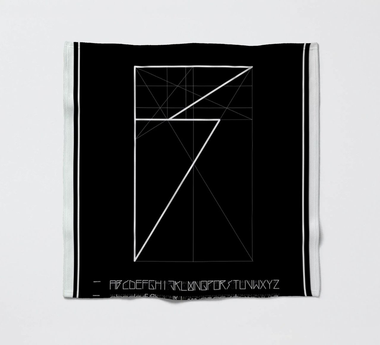 Penguin Grid Font coperta in pile da Marcin Plonka