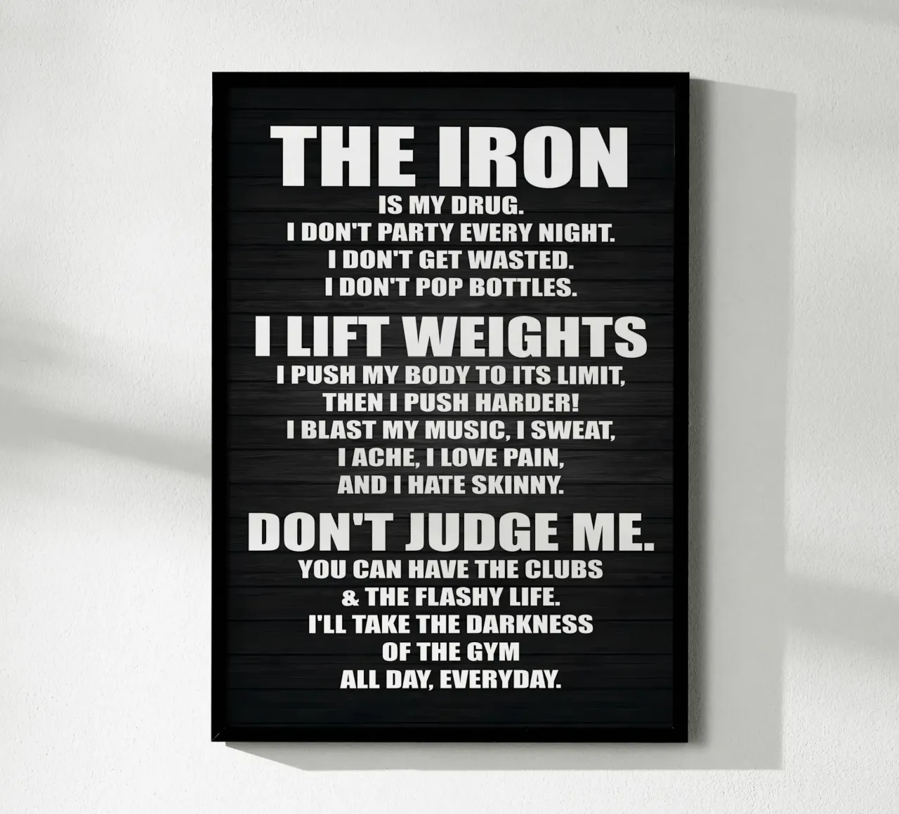 Fitness is mijn vriendin hahnemühle van Aara