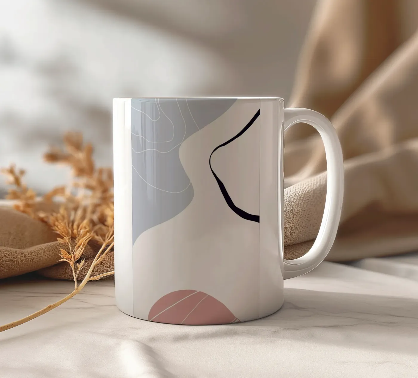 Movement 2 ceramic mug by Pure