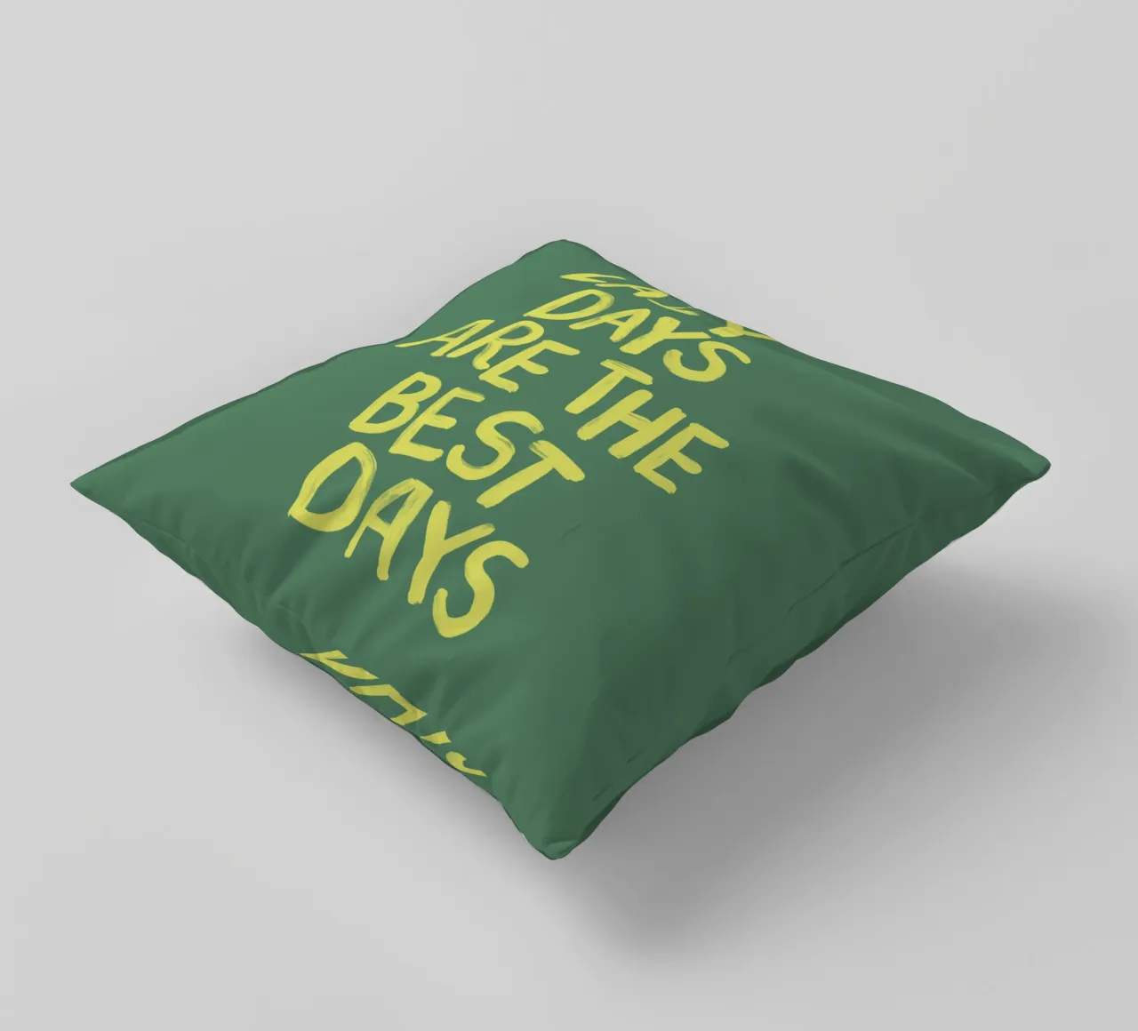 Lazy Days are The Best Days Relaxing Cheerful Bedroom Decor decorative cushion by THE MOTIVATED TYPE