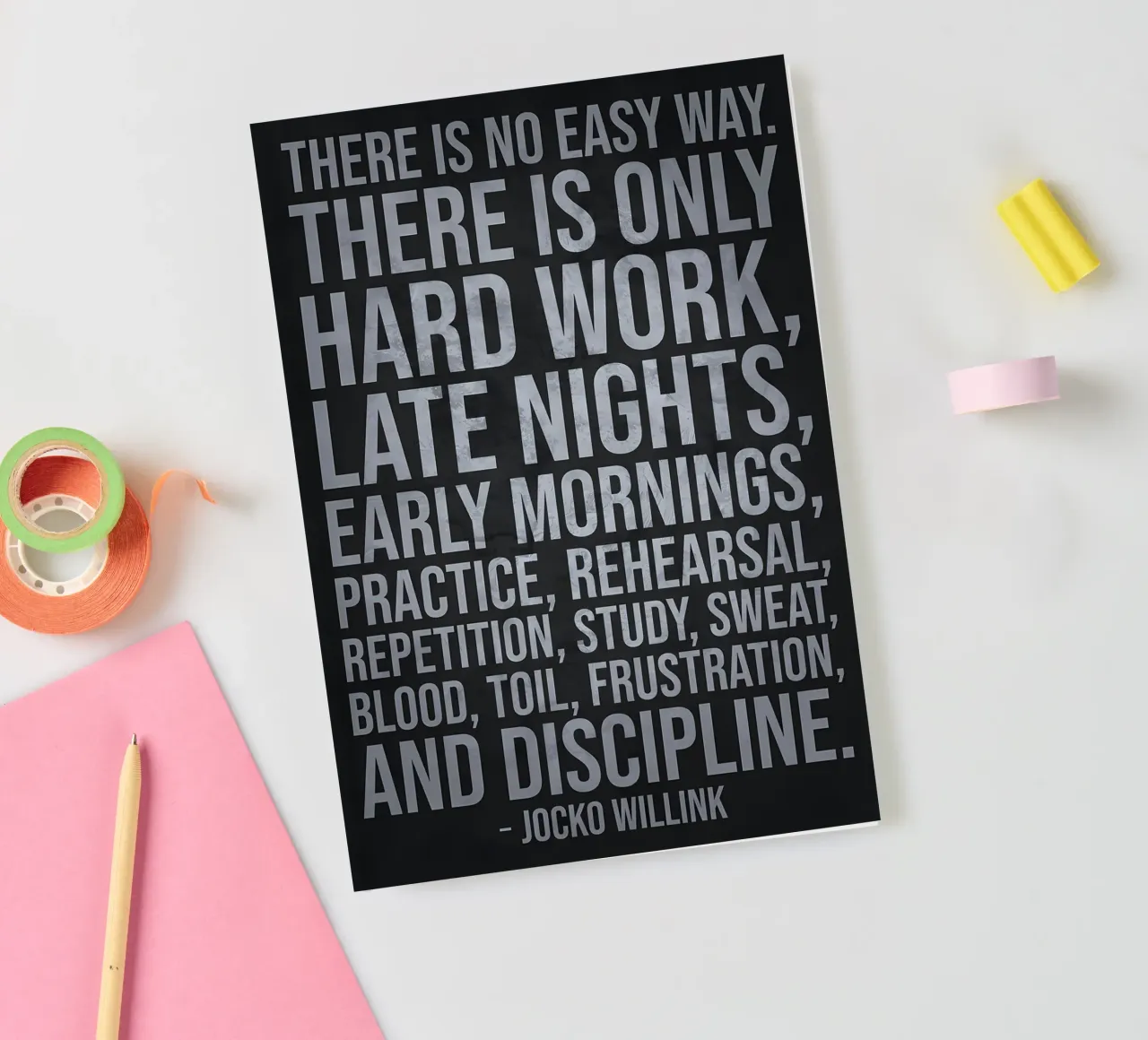 Never Give Up notebook by Aara