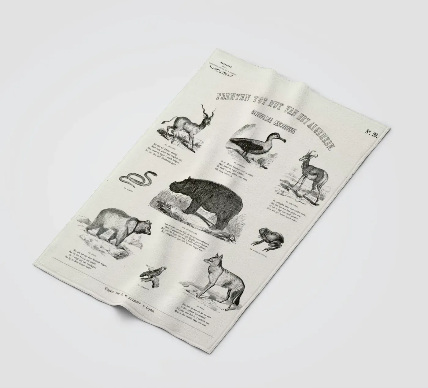 Animals Chart Fleecedecke von Astër